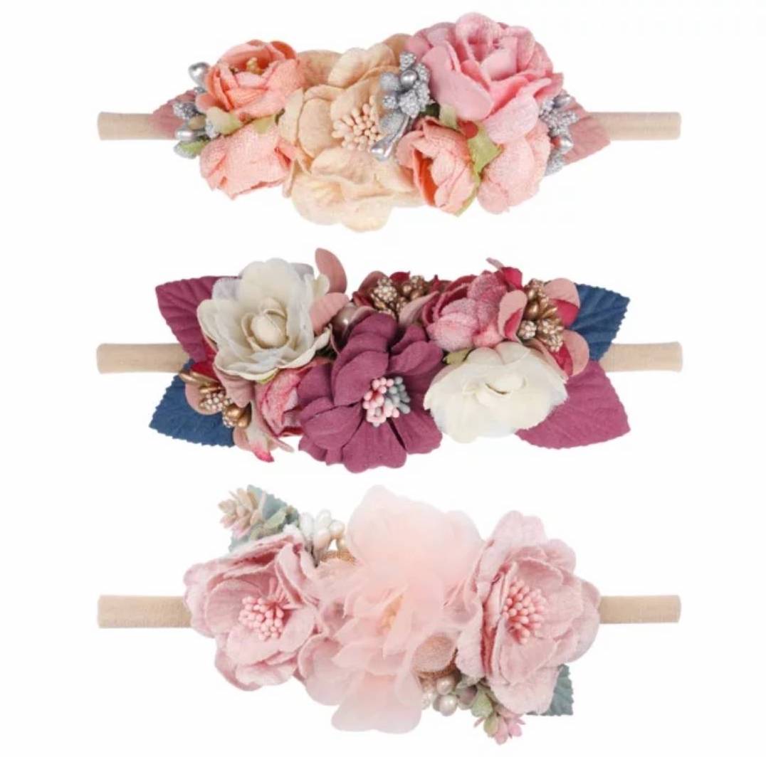Baby flower headband