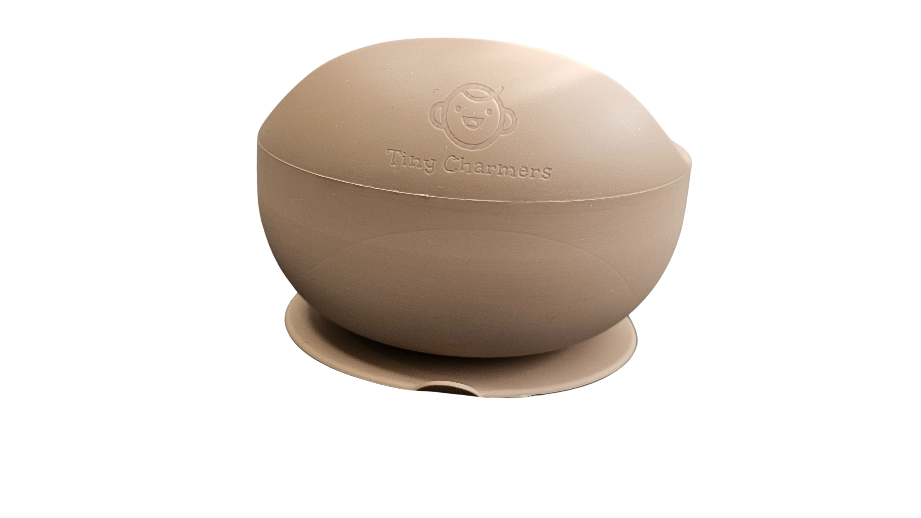 11-Piece Silicone Baby Feeding Set – Suction Plate, Bowl, Cup & Utensils - Sandstone Beige