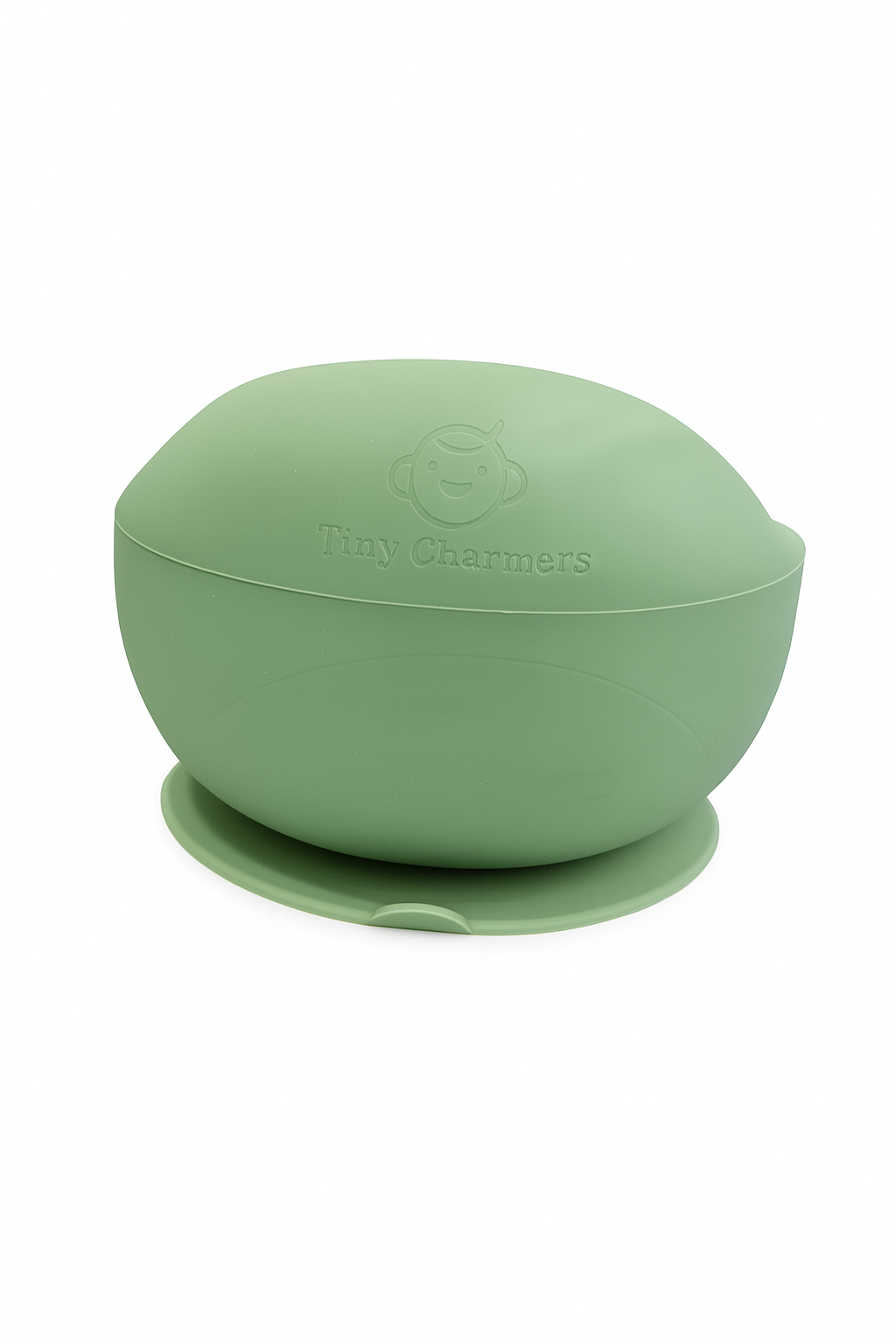 11-Piece Silicone Baby Feeding Set – Suction Plate, Bowl, Cup & Utensils - Sage Green