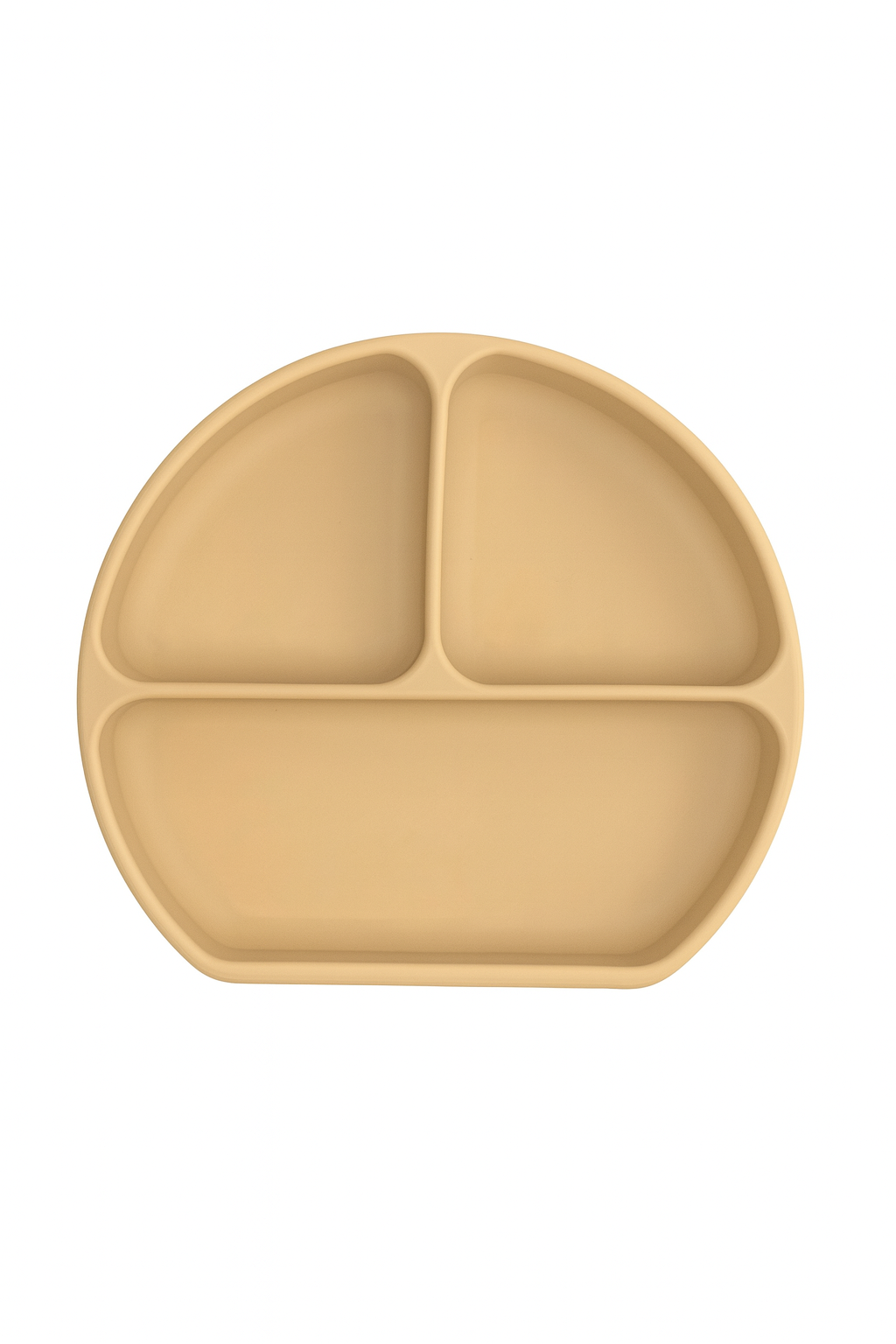 11-Piece Silicone Baby Feeding Set – Suction Plate, Bowl, Cup & Utensils - Sandstone Beige