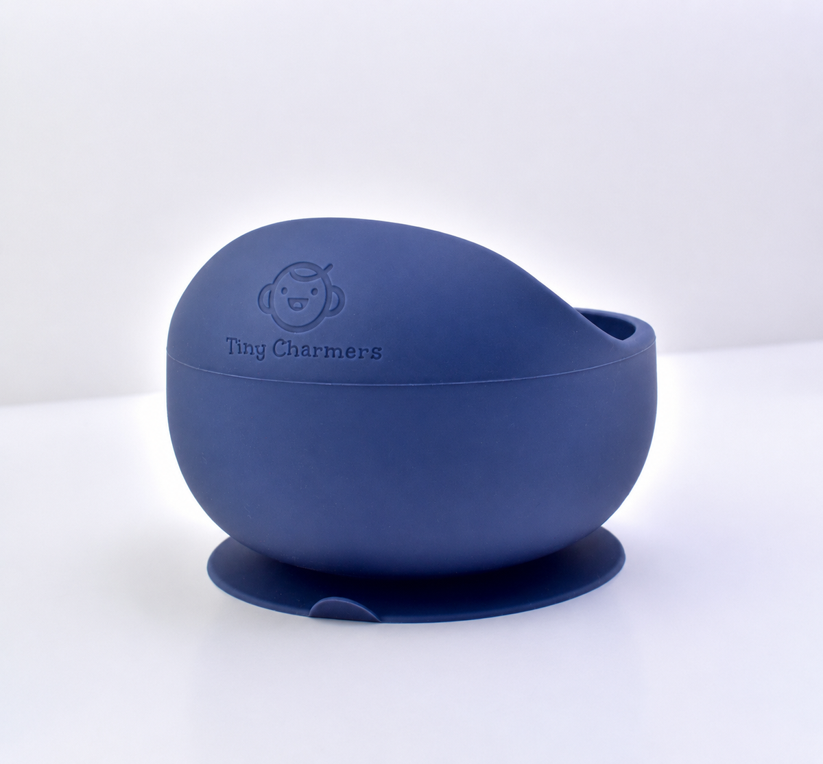 11-Piece Silicone Baby Feeding Set – Suction Plate, Bowl, Cup & Utensils - Navy Blue